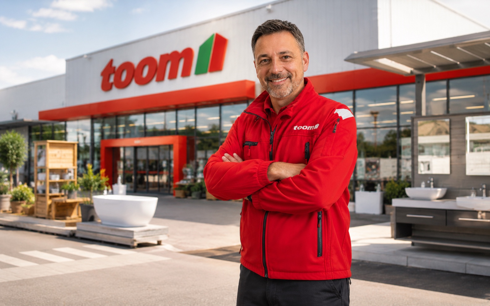 toom-Markt Köln-Mülheim · Bad-Ausstellung
